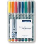 STAEDTLER Lumocolor Folienstifte-Set farbsortiert non-permanent 8 St. (311 WP8)