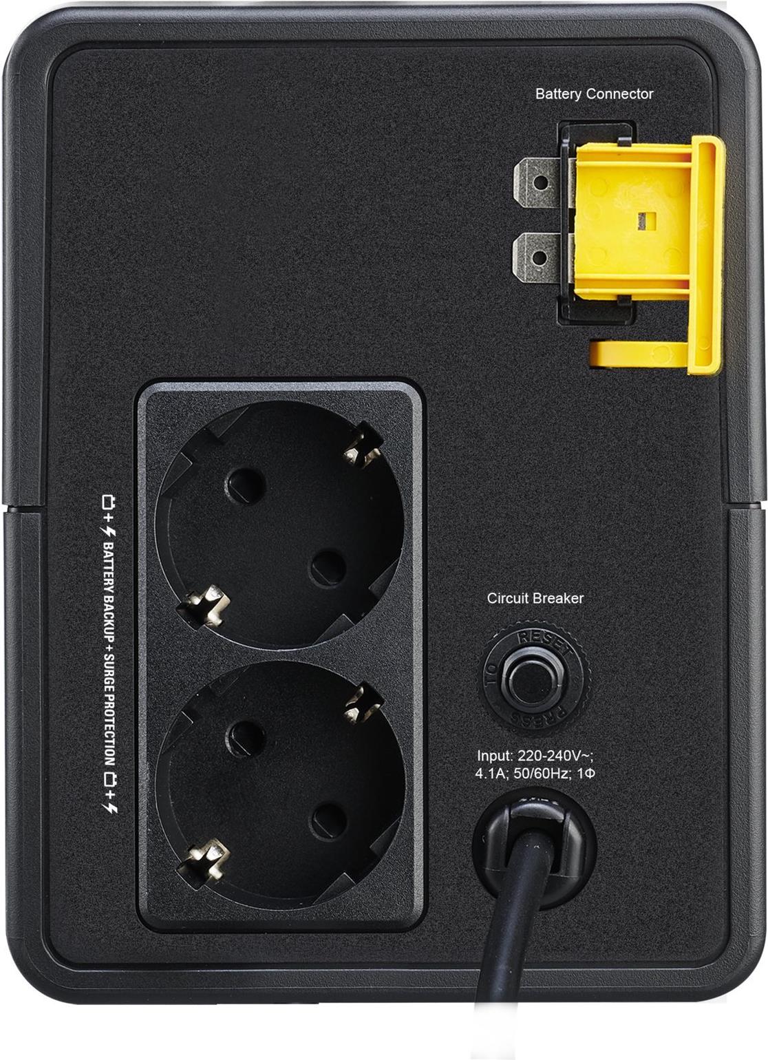 APC Easy UPS BVX Series BVX900LI-GR 900 VA 480 W Line-Interactive Schwarz