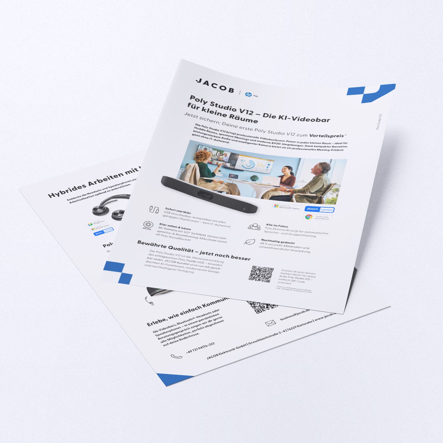 Poly Studio V12 Onepager