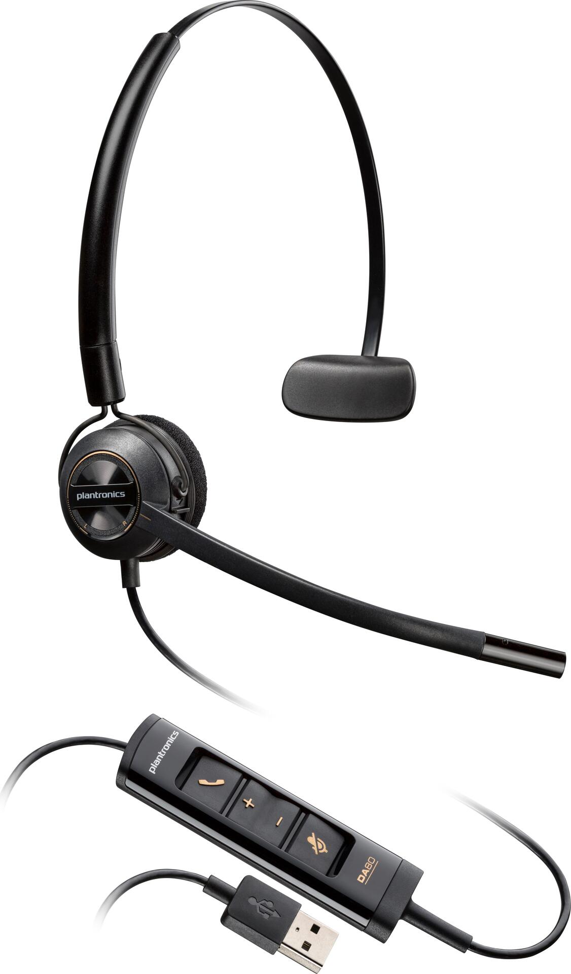 HP Poly EncorePro 545 USB-A Konvertierer-Headset (7S442AA)