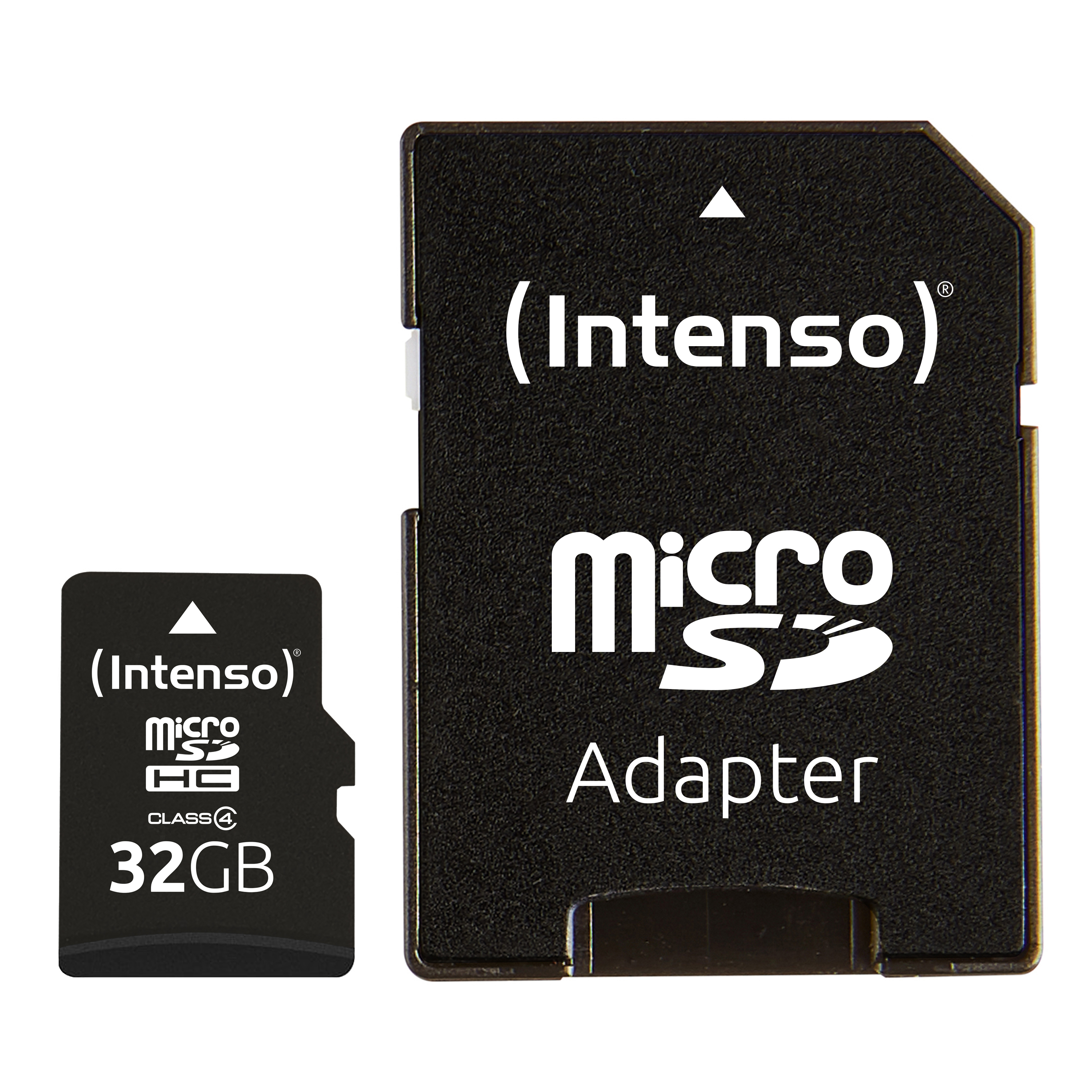 Intenso microSDHC Karte 32 GB Class 4 inkl. SD-Adapter Schwarz