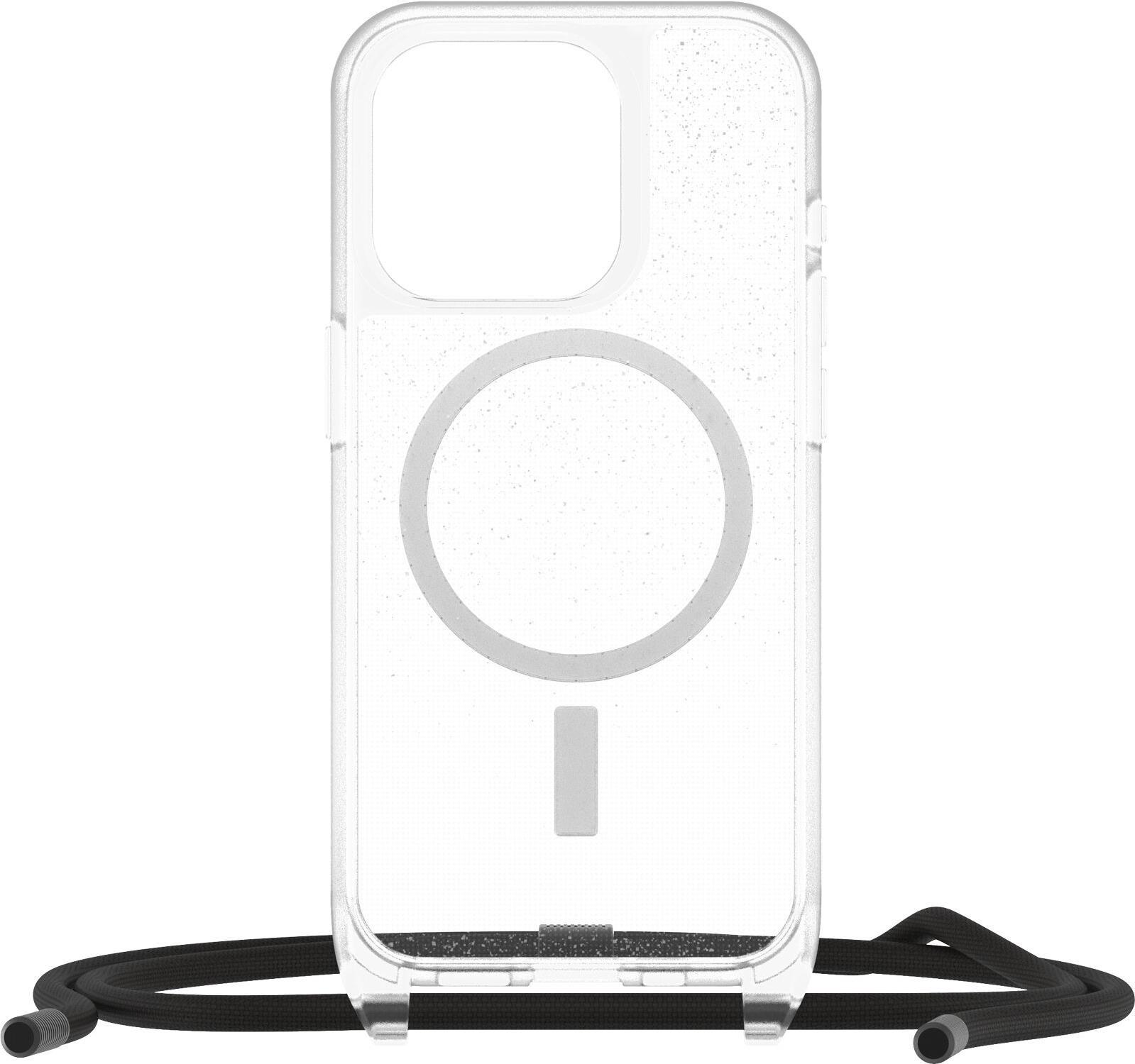 OtterBox React Series Necklace MagSafe für iPhone 15 Pro - Stardust (Clear Glitter) (77-93577)