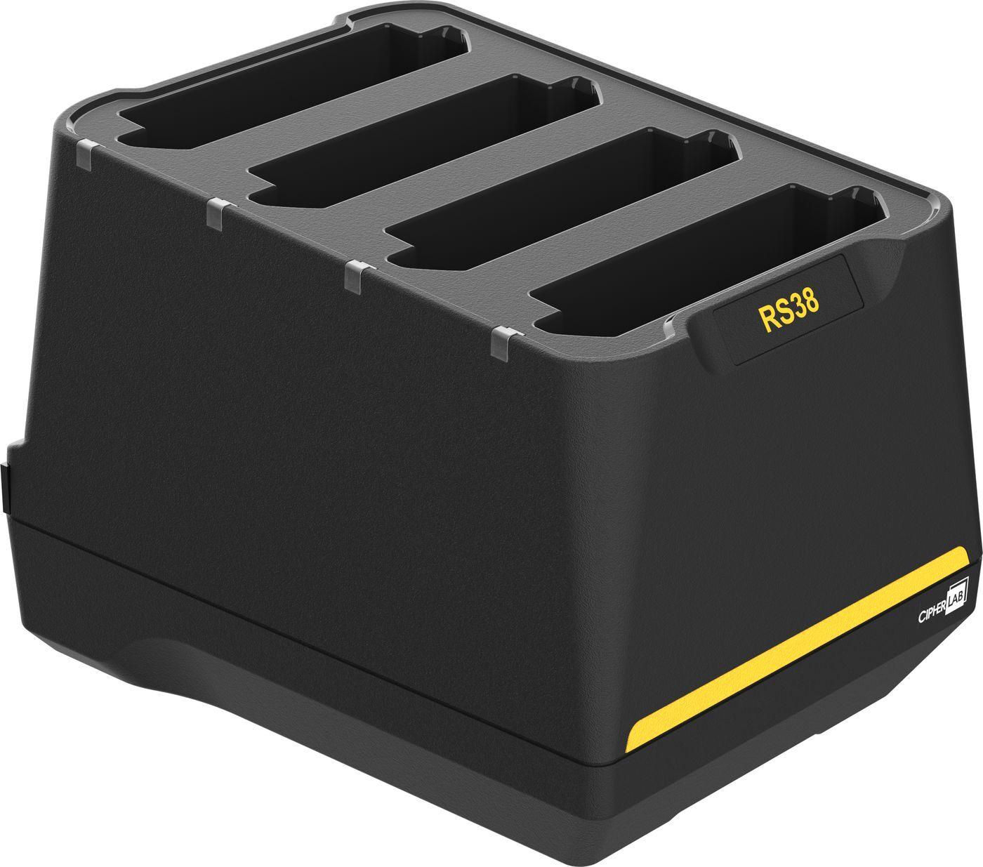 CIPHERLAB 4SB 4 Slot Battery Charger for RS38 EU adapter (ARS384SBNNE01)