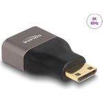 DeLOCK 60080 Kabeladapter HDMI Mini-C HDMI Schwarz - Grau (60080)