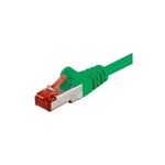 Wentronic Goobay CAT 6 Patchkabel, S/FTP (PiMF), Grün, 20 m - LSZH halogenfrei, Kupfer (68296)