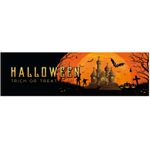 EUROPALMS Halloween Banner, Geisterhaus, 300x90cm (80164201)