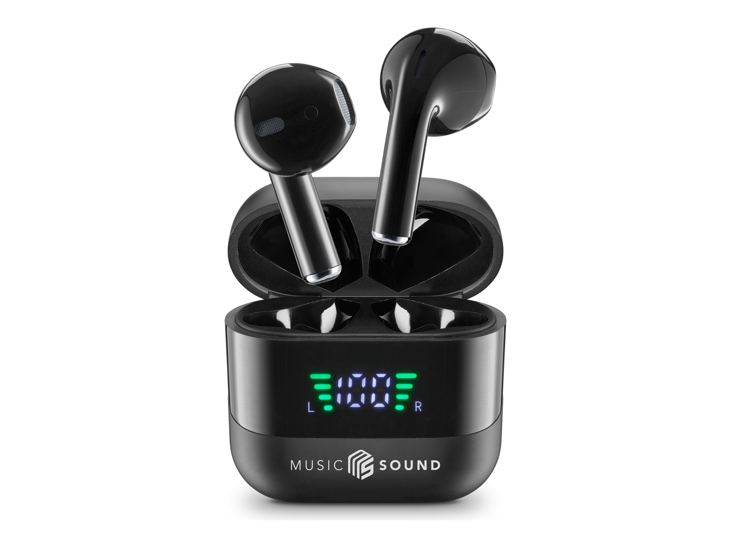 Cellularline Music & Sound SPARK True Wireless In-Ear Kopfhörer Bluetooth Schwarz