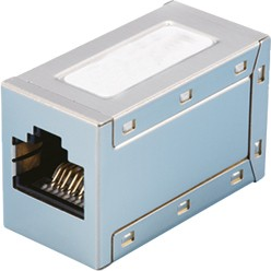 DSIT DANICOM CAT6A RJ45 Patchkabelkupplung – geschirmt (DS-CP6A-SHI)