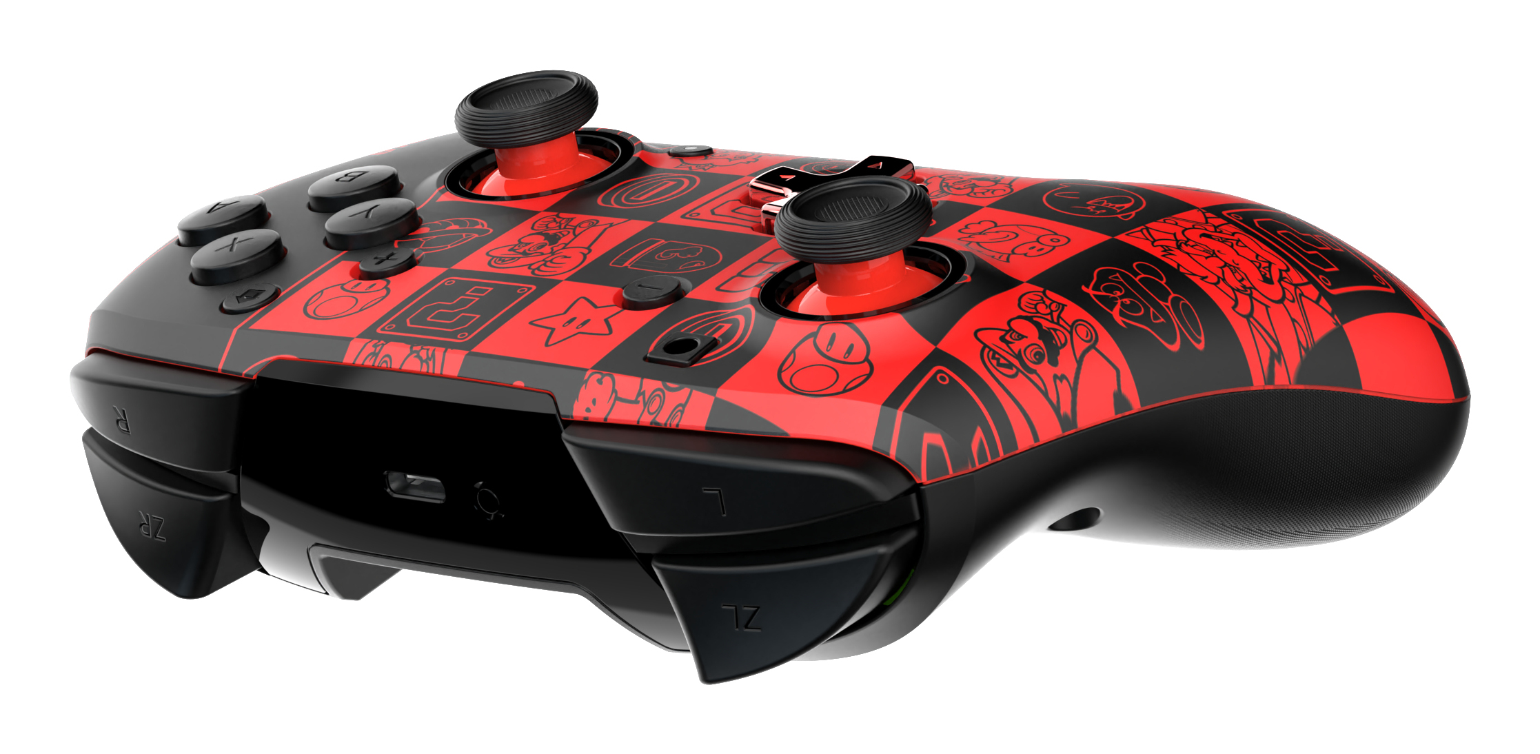 PDP Rematch Glow Kabelloses Game Pad Nintendo Switch Super Icon