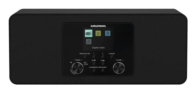 Grundig DTR 4600 2.0 DAB+ Tragbares Radio DAB+ FM Bluetooth 18 W Schwarz
