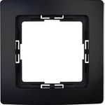 Kopp Rahmen Abdeckung Paris Schwarz (matt) 308450066 (308450066)