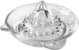 metaltex Zitruspresse, Glas, Durchmesser: 130 mm Farbe: transparent, aus robustem Glas, mit seitlichem - 1 Stück (242080000)