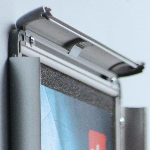 Nobo Plakatrahmen A4 25 mm Aluminium Silber