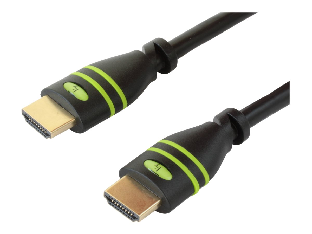 Techly ICOC HDMI-4-250 HDMI-Kabel High Speed mit Ethernet 25 m Schwarz