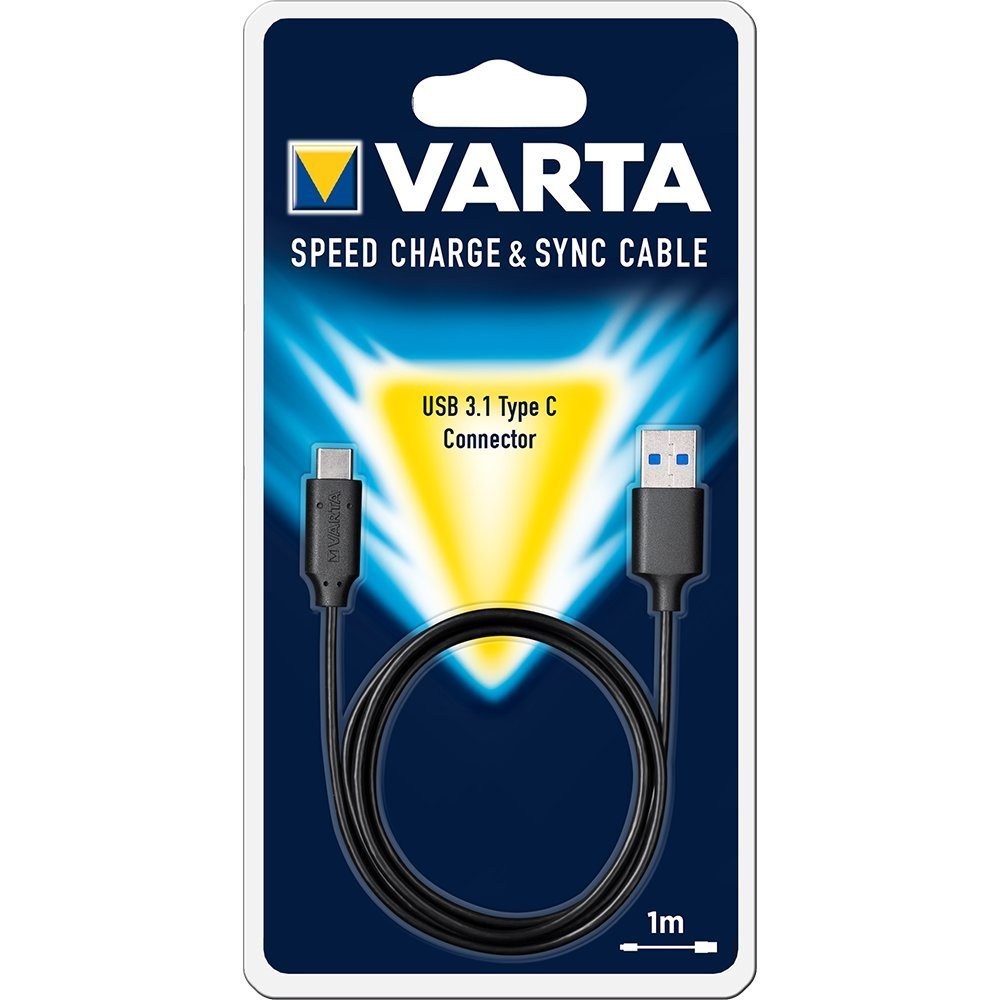 Varta 57944101401 1m USB A USB C Schwarz USB Kabel (57944101401)