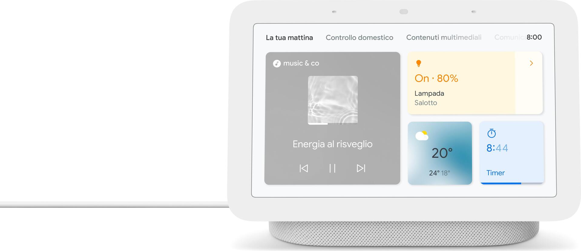 Google Nest Hub (2nd Gen) (GA01331-IT)