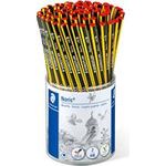 STAEDTLER Bleistift Noris, Härtegrad: HB, 72er Köcher dreieckig, Minenstärke: 2,0 mm, gelb/schwarz lackiert, - 1 Stück (183-HBKP72)