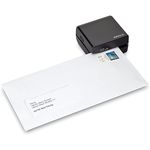 MAUL Elektrischer Brieföffner, Batteriebetrieb, schwarz Schneidräder aus rostfreiem Stahl, Gehäuse aus Kunststoff (75618-90)