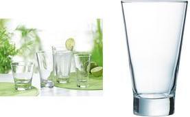 Esmeyer Arcoroc Trinkglas SHETLAND, 350 ml aus Glas, spülmaschinengeeignet, schwerer Boden für - 1 Stück (410-343)
