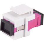 S/CONN maximum connectivity LWL-Keystone Verbinder, SC-SC, Simplex, violett (08-10213)