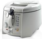 DeLonghi Roto-Fry Fritteuse 1800 W mit rotierendem Frittierkorb Weiß (F28311.W1)