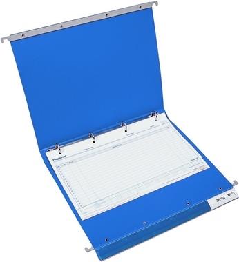BOI Dokutech Patienten-Dokumentations-Haengemappe 4-Ringe Economy Click-Line blau Boden 3.0 (9109-00001-B)