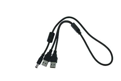 SILEX E1639 Y-USB Stromkabel 0,5 m Schwarz