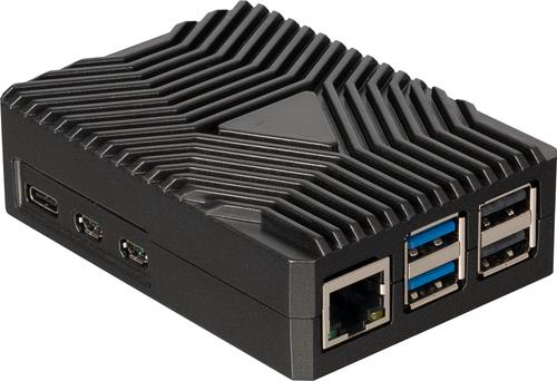 Joy-IT RB-AlucaseP5-09 SBC-Gehäuse Passend für Entwicklungskits Raspberry Pi inkl (RB-AlucaseP5-09)