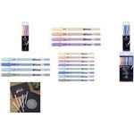 SAKURA Gel-Tintenroller Gelly Roll Moonlight Pastell Aurora Strichstärke: 0,5 mm, fluoreszierende Farben, konstanter - 1 Stück (POXPGBMOO4B)