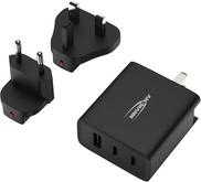 Ansmann USB-Ladegerät Travel Charger TC315 / 3 A / 15,5 W / 3 Port USB Ladegerät 15.5 W USB-A Buchse Smart IC Schwarz Innenbereich (1001-0178)