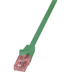 LogiLink RJ45 Netzwerk Anschlusskabel CAT 6 U/UTP 2.00 m Grün Flammwidrig, mit Rastnasenschutz LogiLink (CQ2055U)