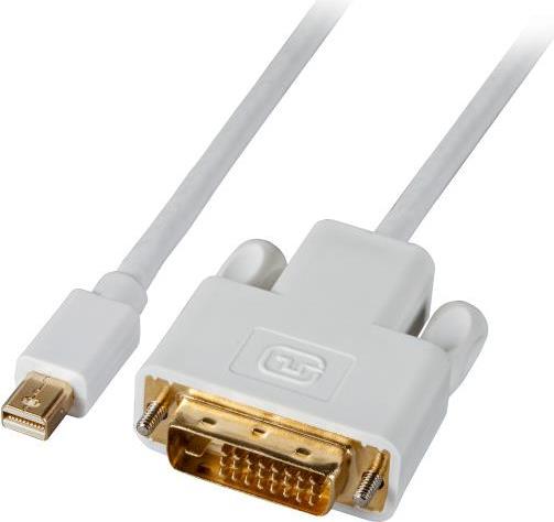 EFB-Elektronik Mini DisplayPort - DVI Kabel, St-St, 1m, weiß Hersteller: EFB Elektronik (K5563.1)