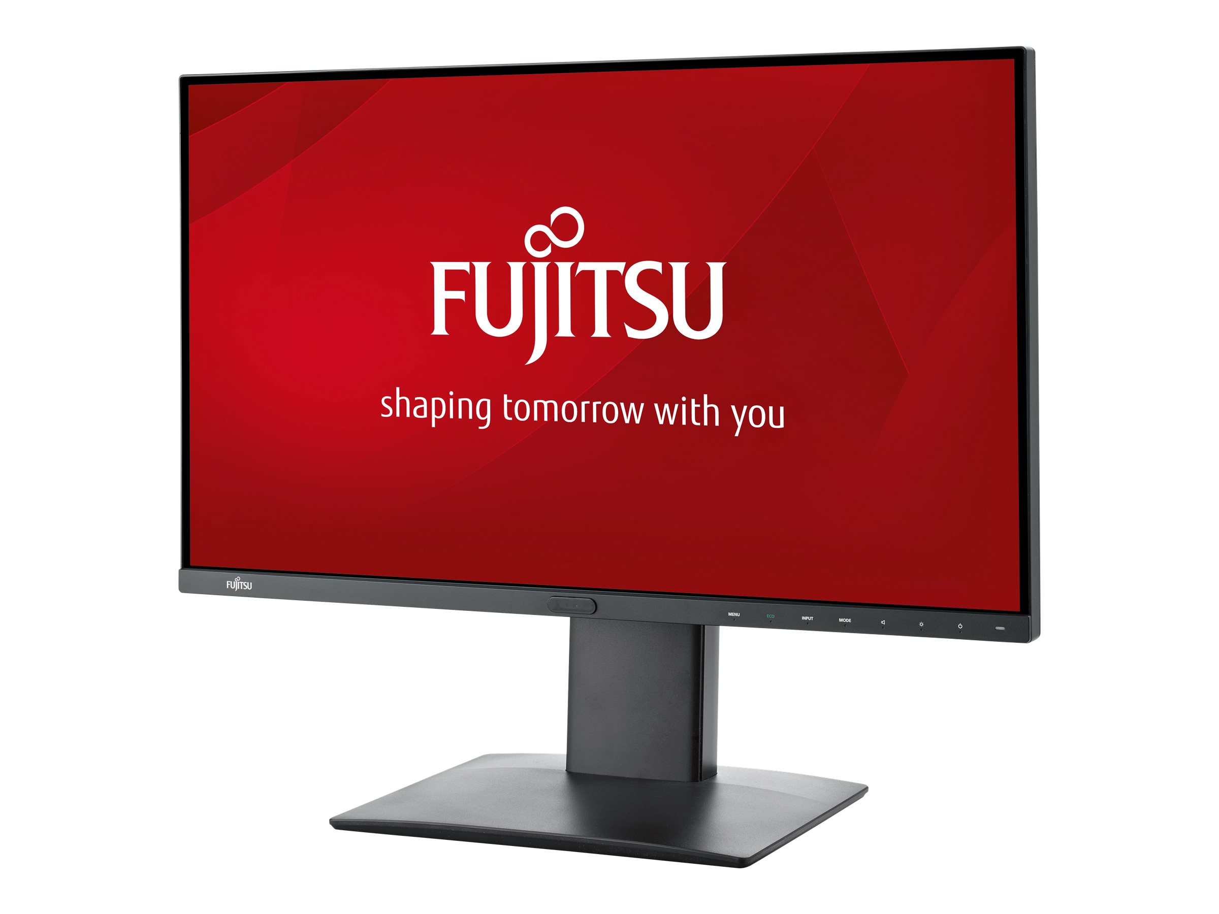 Fujitsu P27-8 TS UHD - LED-Monitor - 68.5 cm (27") - 3840 x 2160 4K UHD (2160p) - IPS - 350 cd/m² - 1300:1 - 5 ms - 2xHDMI, DisplayPort, Mini DisplayPort - Lautsprecher - Matt Black [Energieklasse G]