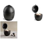 APS Eierkorb OVO, für ca. 35 Eier, schwarz Gestell aus Metall, EPP-Box sorgt für perfekte - 1 Stück (30480)