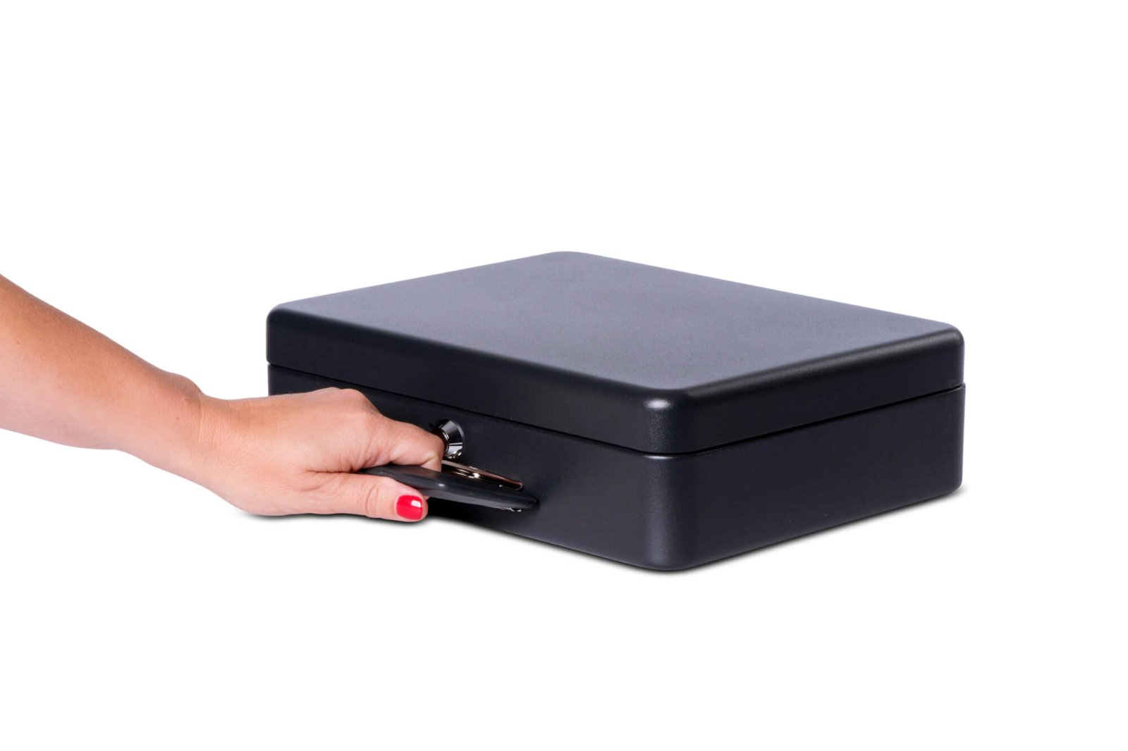 MAUL Geldkassette lackierter Stahl 30 cm Schwarz