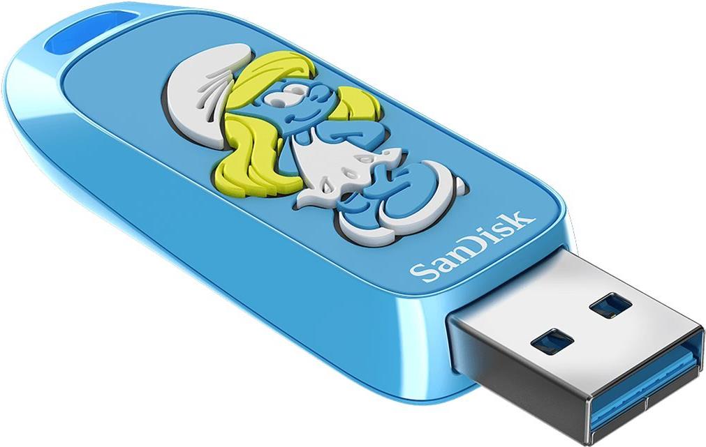 SanDisk Smurfs - Smurfette Edition USB-Flash-Laufwerk (SDCZIS-256G-G46)