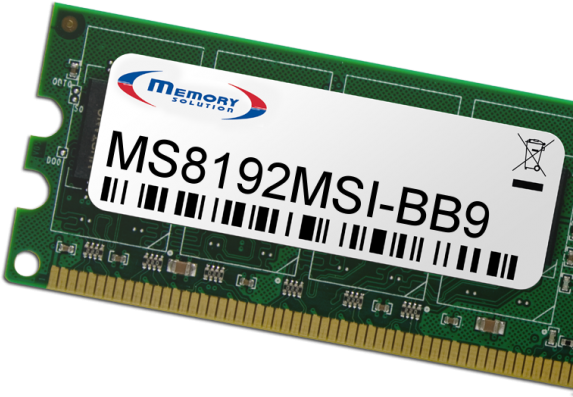 Memory Solution MS8192MSI-BB9 Speichermodul 8 GB (MS8192MSI-BB9)
