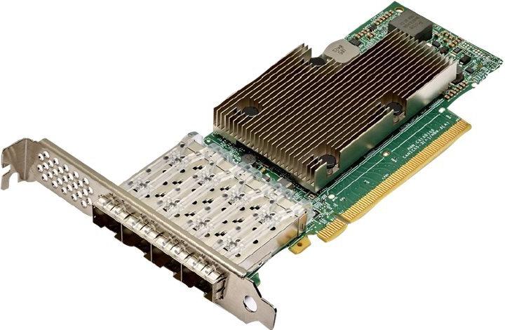 Hewlett Packard Enterprise HPE ADP BCM57504 10G/25G SFP28 x4 PCIE 3.0 x8 (P42266-001)