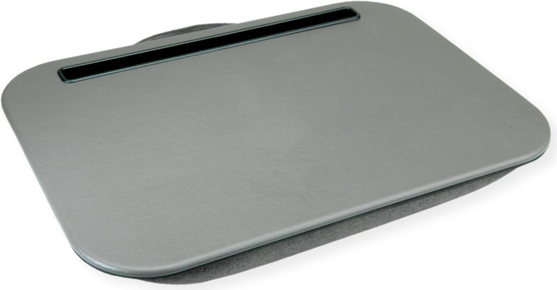 VALUE Knietablett / Laptop-/Tablet-Ablage mit Kissen, grau (17.99.0097)