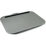 VALUE Knietablett / Laptop-/Tablet-Ablage mit Kissen, grau (17.99.0097)