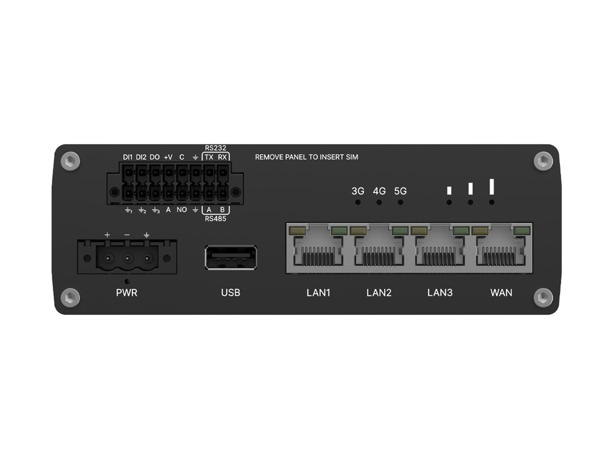 Teltonika RUTM55 Industrial 5G Router Schwarz