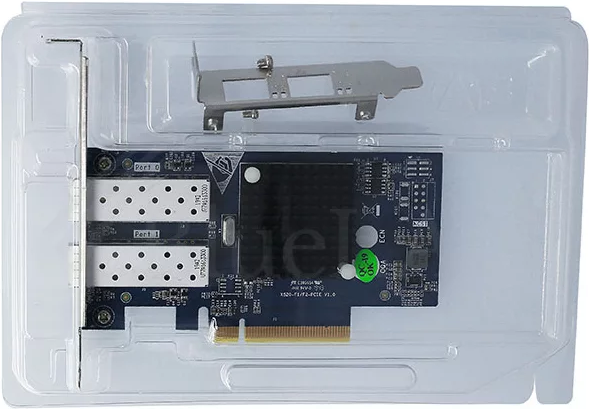 BlueLAN X520-DA2 Converged Network Adapter 2x SFP+ 10GbE Intel 82599 PCIe 2.0 x8 Blau