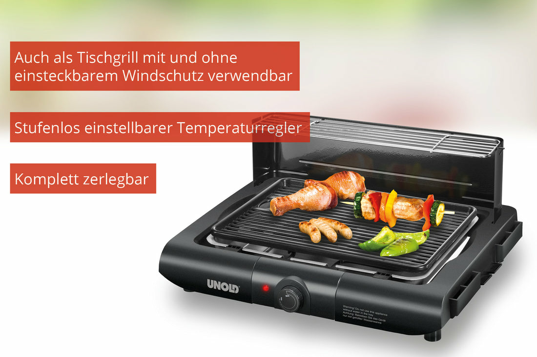 Unold Vario 58565 Elektrogrill Kochstation 1600 W Schwarz