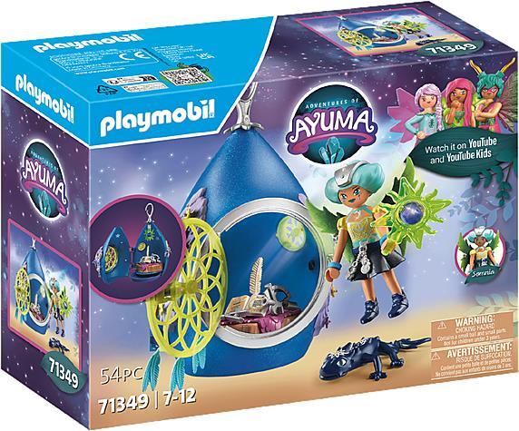 Playmobil Ayuma Moon Fairy Tropfenhäuschen. Empfohlenes Alter in Jahren (mind.): 7 Jahr(e), Empfohlenes Alter in Jahren (max.): 12 Jahr(e), Minimale Anzahl an Spielern: 1, Produktfarbe: Mehrfarbig (71349)