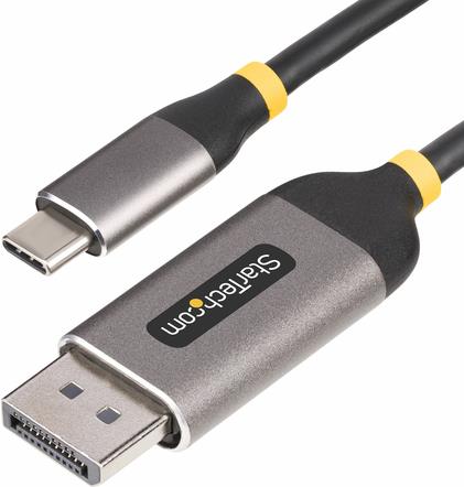 StarTech.com 10ft (3m) USB-C to DisplayPort Adapter Cable, 8K 60Hz (142-USBC-DP-8K-10F)