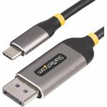 StarTech.com 10ft (3m) USB-C to DisplayPort Adapter Cable, 8K 60Hz (142-USBC-DP-8K-10F)