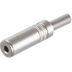 3,5 mm Klinkenkupplung, stereo, 3 polig, Metallgehäuse (22220517)