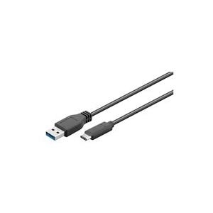 Wentronic Goobay USB 3.0 SuperSpeed Kabel > USB-C™, 0.15 m - USB 3.0-Stecker (Typ A) > USB-C Stecker (45247)