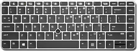 HP Backlit privacy keyboard (International) (903008-B31)