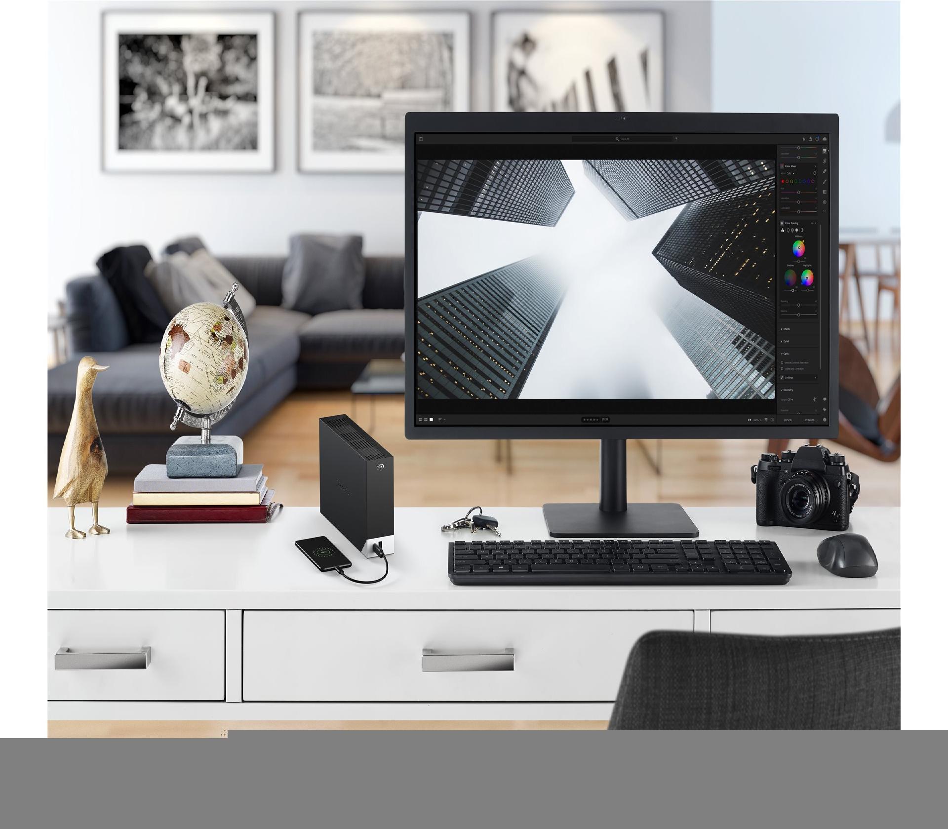 Seagate One Touch with Hub 20 TB Externe Festplatte 3,5" USB 3.0 Schwarz